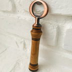 Hand-Turned Wooden Bottle Opener | Beechwood & Copper