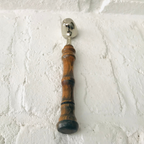 Hand-Turned Wooden Coffee Scoop | Beechwood & Silver