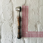 Hand-Turned Wooden Coffee Scoop | Beechwood & Silver