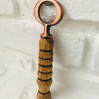 Hand-Turned Wooden Bottle Opener | Poplar & Copper