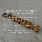 Hand-Turned Wooden Bottle Opener | Poplar & Copper