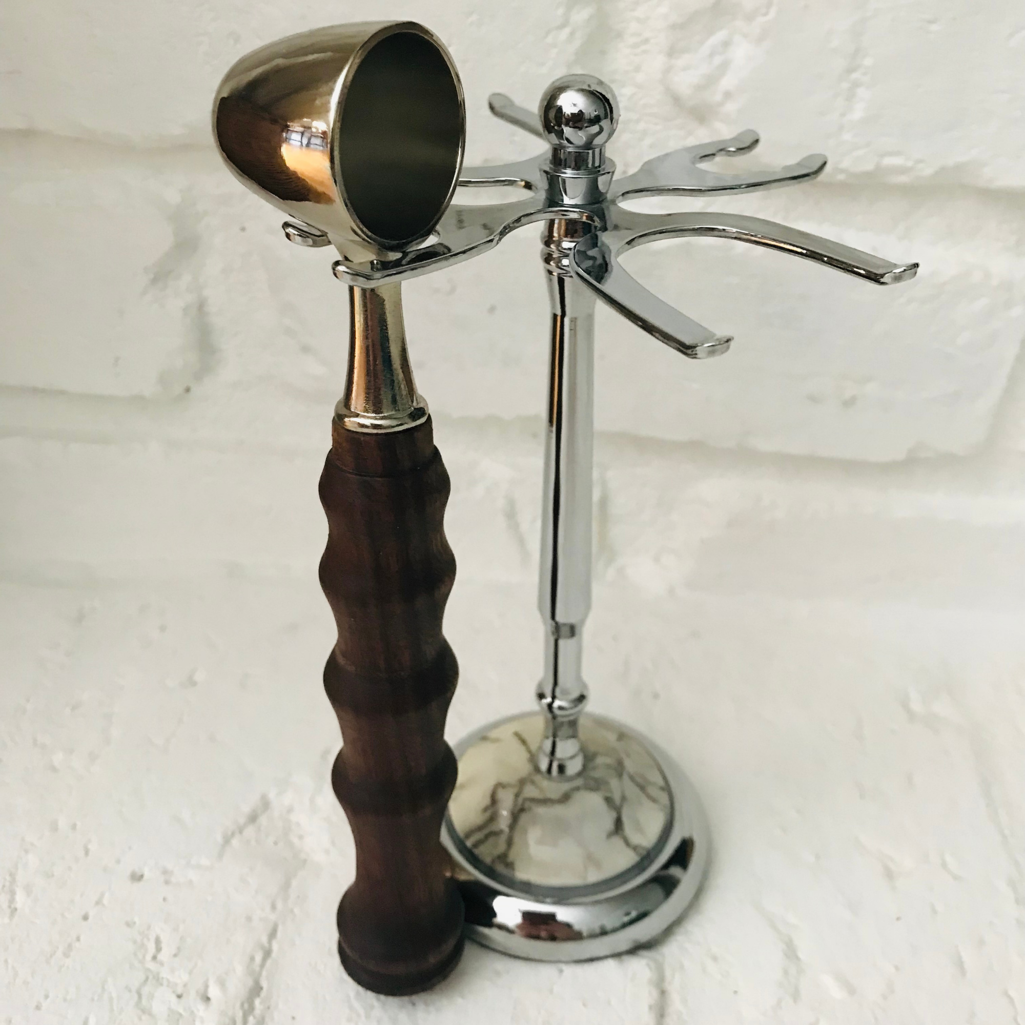 Hand-Turned Wooden Coffee Scoop | Black Walnut & Silver