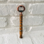 Hand-Turned Wooden Bottle Opener | Beechwood & Copper