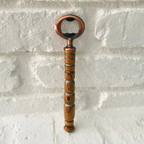 Hand-Turned Wooden Bottle Opener | Beechwood & Copper
