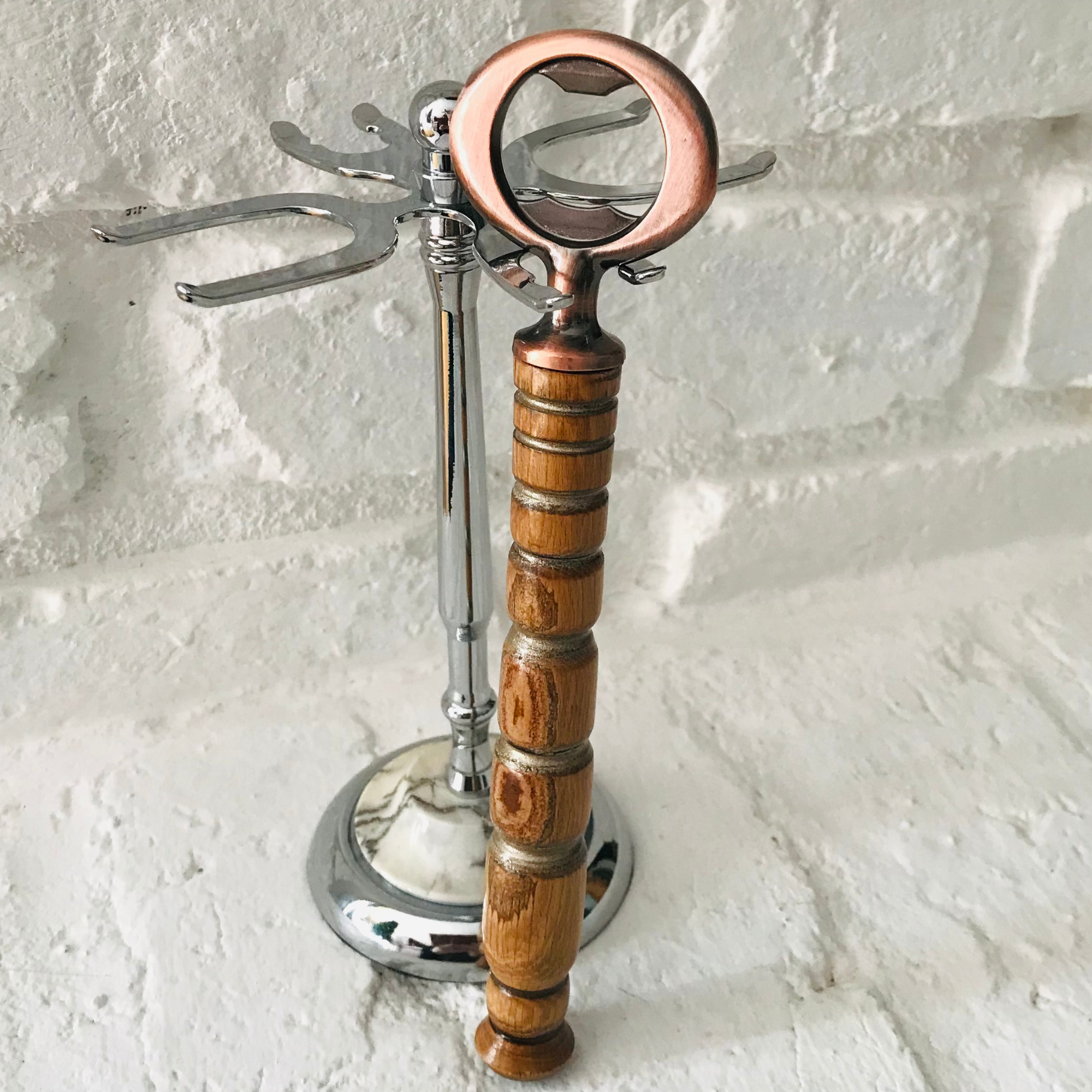 Hand-Turned Wooden Bottle Opener | Beechwood & Copper