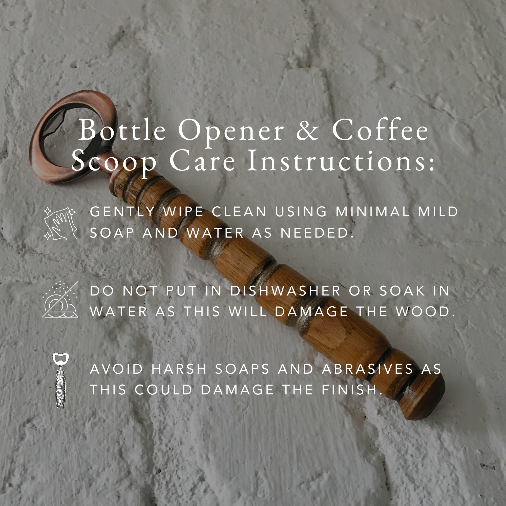 Hand-Turned Wooden Bottle Opener | Beechwood & Copper